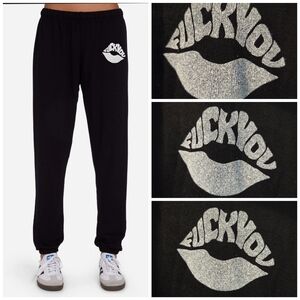 NWT Lauren Moshi F*ck You TANZY sweatpants